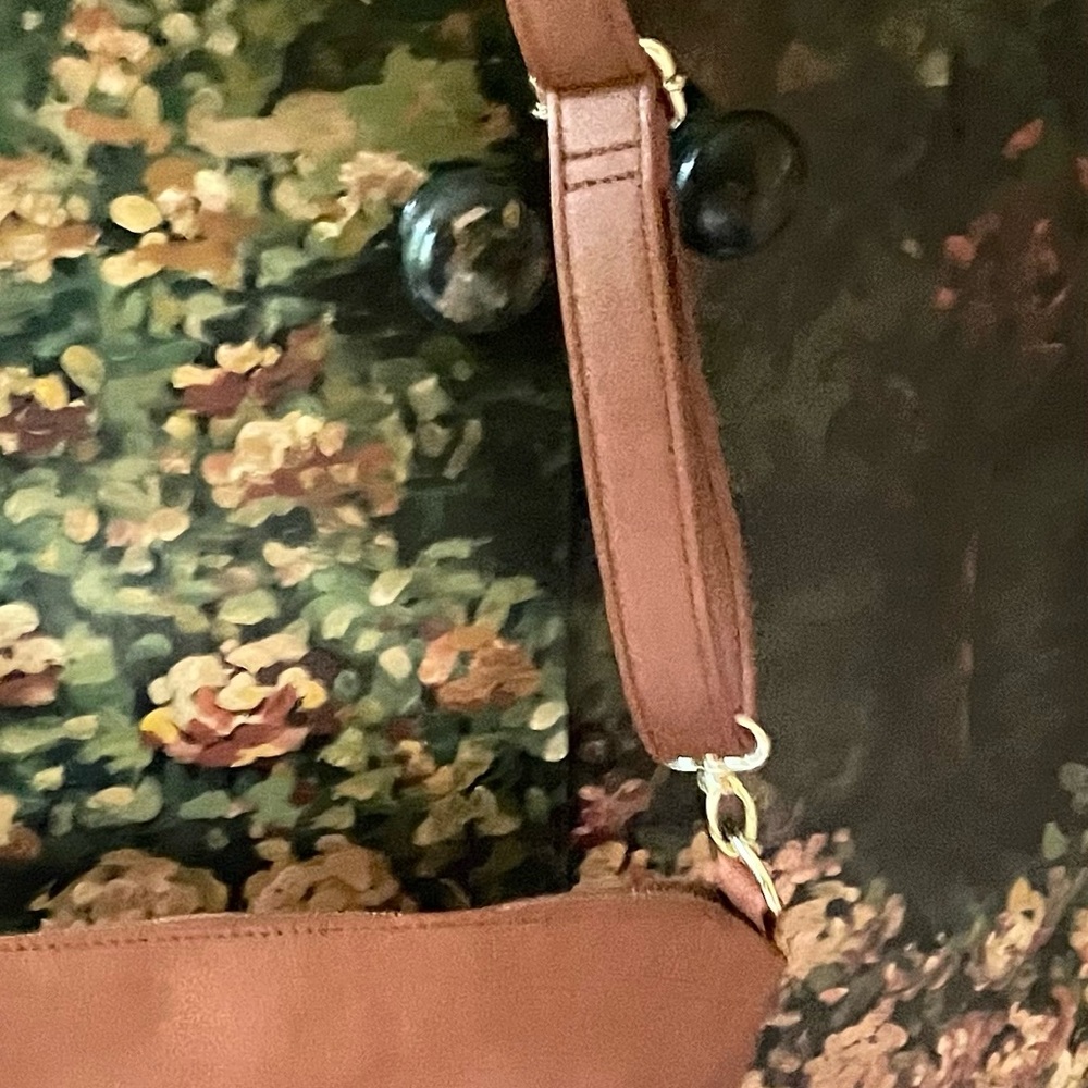 Steve Madden Elegant brown Leather Shoulder Bag. NWNT. - Picture 7 of 9